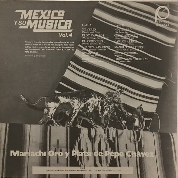 Mariachi Oro Y Plata – Mexico Y Su Musica Vol. 4 – Recycled Records Lp