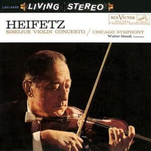 Jean Sibelius, Jascha Heifetz, Walter Hendl, Chicago Symphony Orchestra - Violin Concerto in D Minor, Op. 47