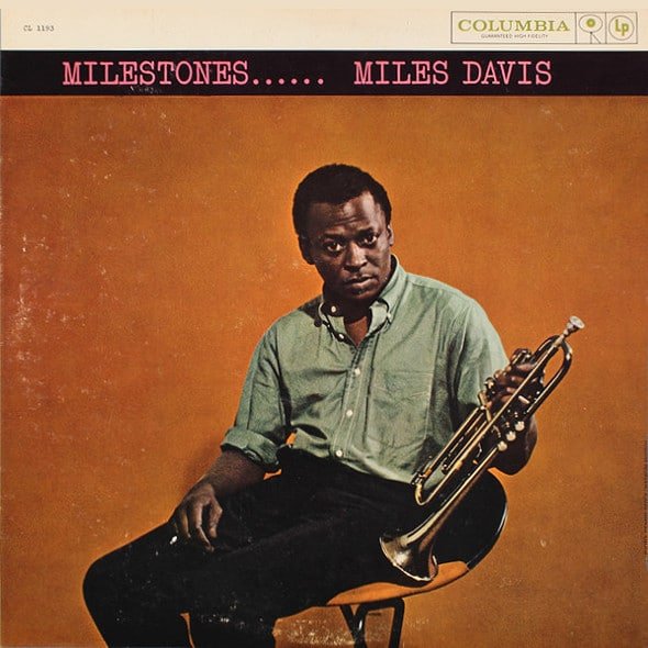 Miles Davis – Milestones: The LP That Changed Jazz Forever Miles Davis holding a trumpet on the original Milestones album cover by Columbia Records, 1958