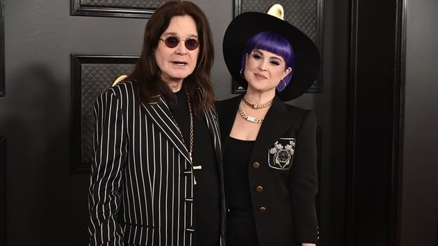Kelly Osbourne Pays Tribute to Ozzy Osbourne After His Death Ozzy Osbourne and Kelly Osbourne on the red carpet in coordinated black outfits