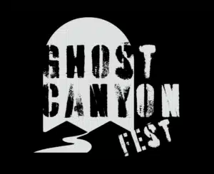 Ghost Canyon Fest 2025 logo in white on black background
