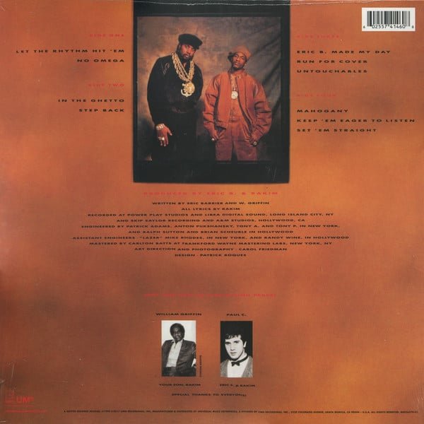 Eric B. & Rakim - Let The Rhythm Hit 'Em | Buy Online at Recycled