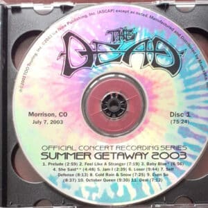 The Dead (5) - Summer Getaway 2003, Morrison, CO July 7, 2003-0