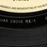 How to identify vinyl pressings using dead wax matrix number RE-1