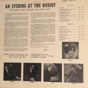 The Sonny Gray Quartet With Susan Gray (2)-1