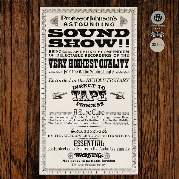Professor Johnson's Astounding Sound Show-0 Various-0