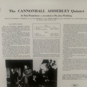 The Cannonball Adderley Quintet Featuring Nat Adderley-1