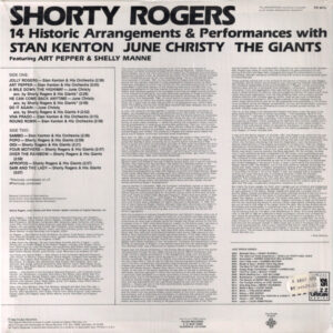 Shorty Rogers With Stan Kenton, June Christy, Shorty Rogers And His Giants Featuring Art Pepper & Shelly Manne-1