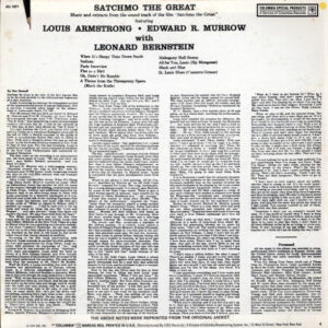 Louis Armstrong and Edward R. Murrow With Leonard Bernstein-1