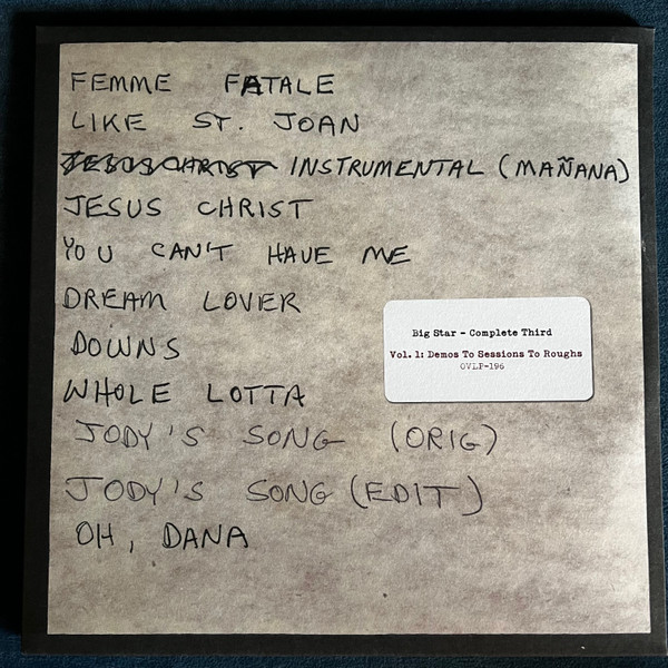 Complete Third (Vol. 1: Demos To Sessions To Roughs)-0 Big Star-0